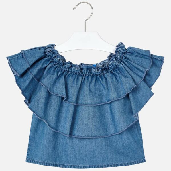 3187-5 MAYORAL Bluzka luźna jeans