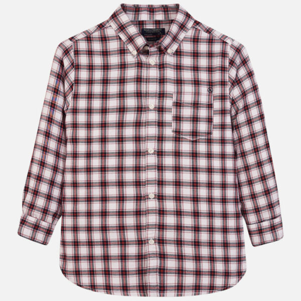 7128-52 MAYORAL Koszula długi rękaw krata