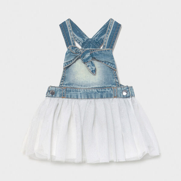 1955-5 MAYORAL Spódnica ogrodniczka z tiulem