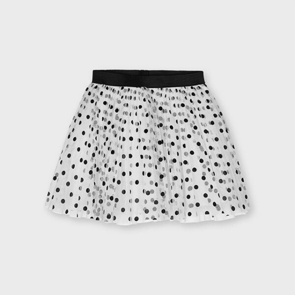 3903-53 MAYORAL Spódnica tiul groszki dla dziewczynki