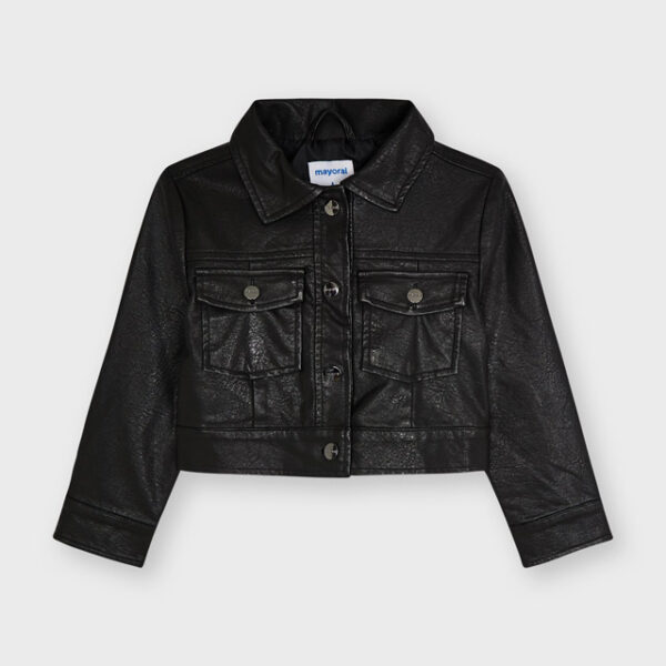 4432-37 MAYORAL Kurtka dla dziewczynki ekoskórka