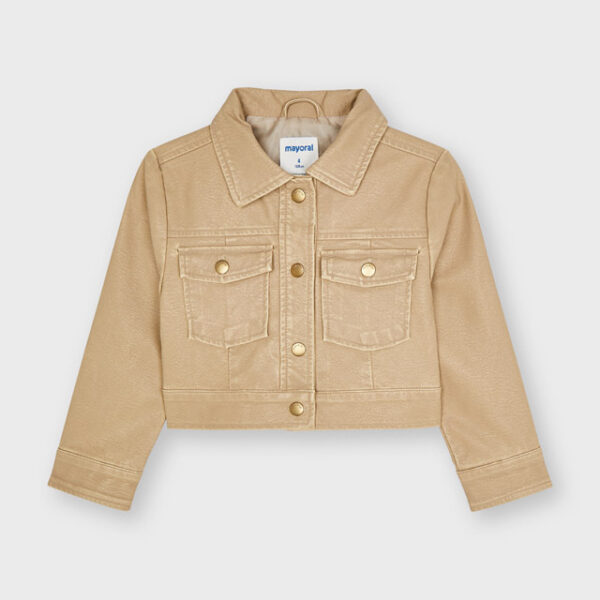 4432-38 MAYORAL Kurtka dla dziewczynki ekoskórka
