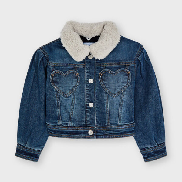 4433-87 MAYORAL Kurtka jeansowa dla dziewczynki