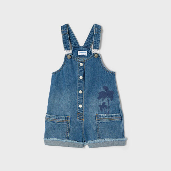3667-88 MAYORAL Ogrodniczki krótkie jeansowe