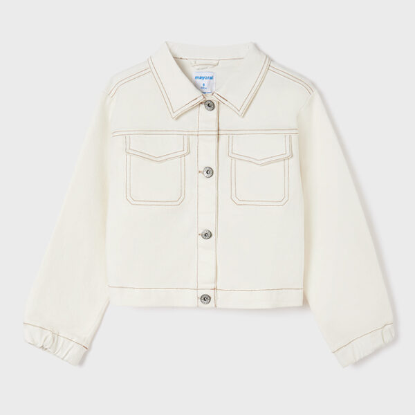 6421-88 MAYORAL Kurtka z serży dla dziewczynki
