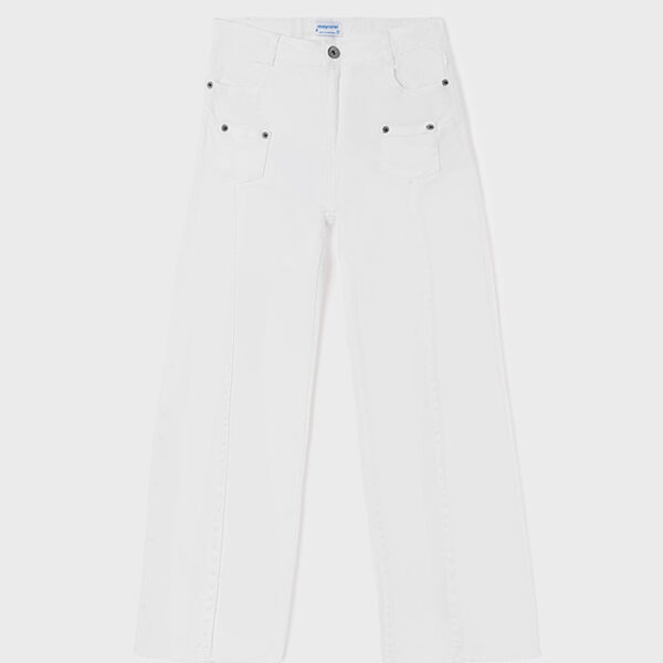 6569-51 MAYORAL Długie spodnie z serży cropped fit ECOFRIENDS