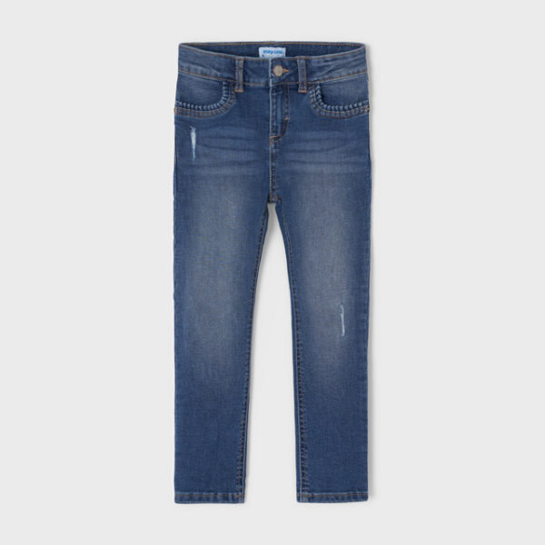 527-21 MAYORAL Długie spodnie jeansowe skinny fit