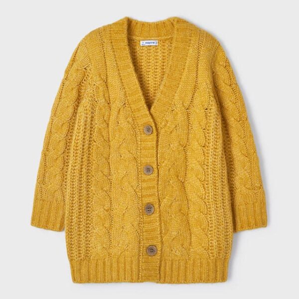 4310-93 MAYORAL Sweterek trykotowy w warkoczowy splot ECOFRIENDS