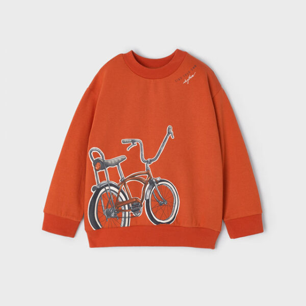 4453-89 MAYORAL Bluza z grafiką rower dla chłopca