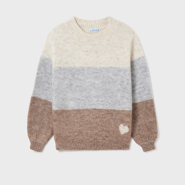 7370-43 MAYORAL Sweter w paski ECOFRIENDS