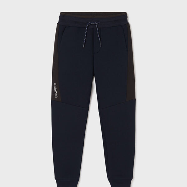 7579-11 MAYORAL  Długie spodnie dresowe z kontrastem