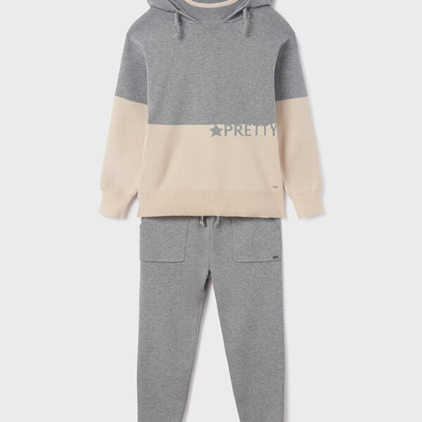 7829-83 MAYORAL Dres trykotowy dla dziewczynki