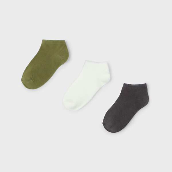 10706-25 MAYORAL Zestaw 3 par skarpetek krótkich