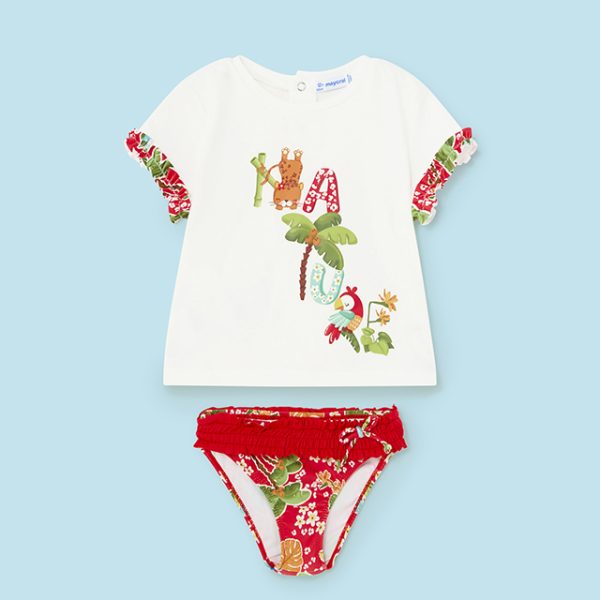 1642-31 MAYORAL Komplet koszulka majteczki