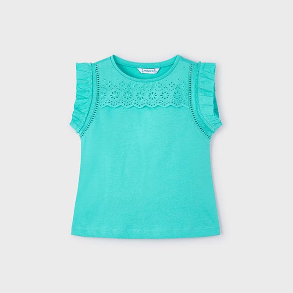 3094-75 MAYORAL Koszulka ramiączka ażur