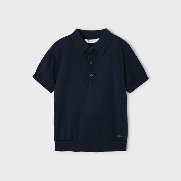 3101-80 MAYORAL Koszulka polo krótki rękaw z trykotu