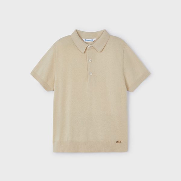 3101-81 MAYORAL Koszulka polo krótki rękaw z trykotu