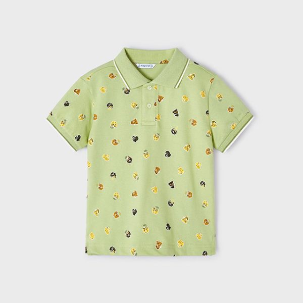 3109-47 MAYORAL Polo krótki rękaw mini wzorki