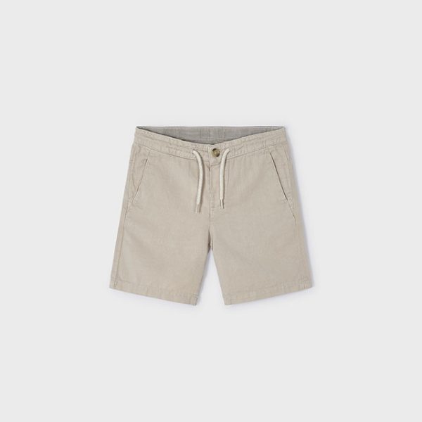 3249-72 MAYORAL Bermudy len z efektem sprania