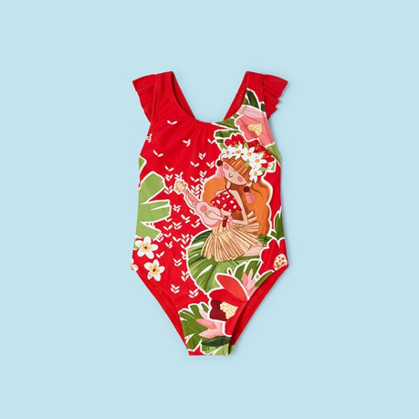 3715-27 MAYORAL Strój kąpielowy nadruk