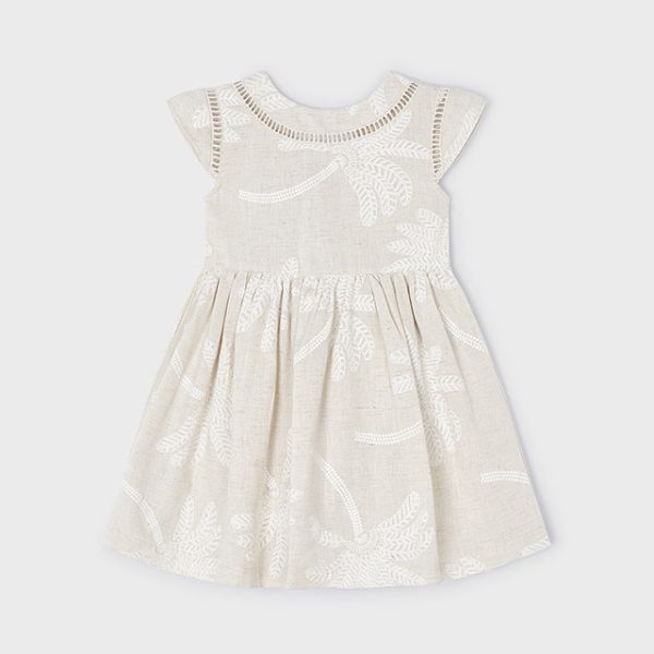 3934-939 MAYORAL Sukienka palmy