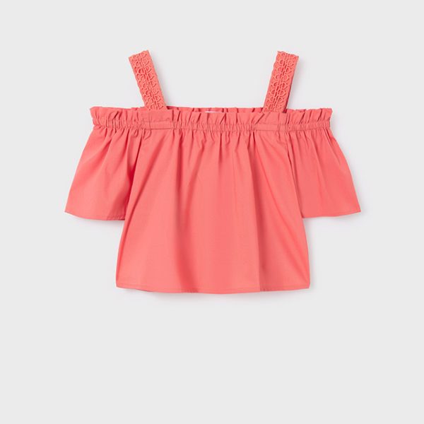 6101-24 MAYORAL Bluzka luźna popelina