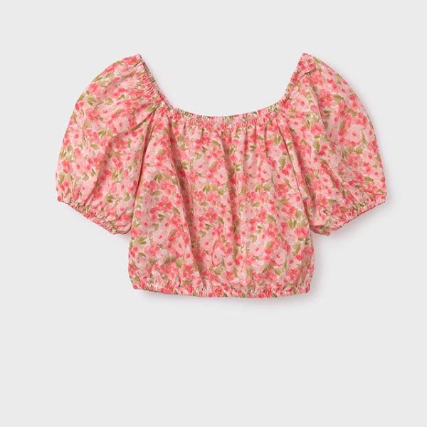 6103-29 MAYORAL Bluzka z kwiatami