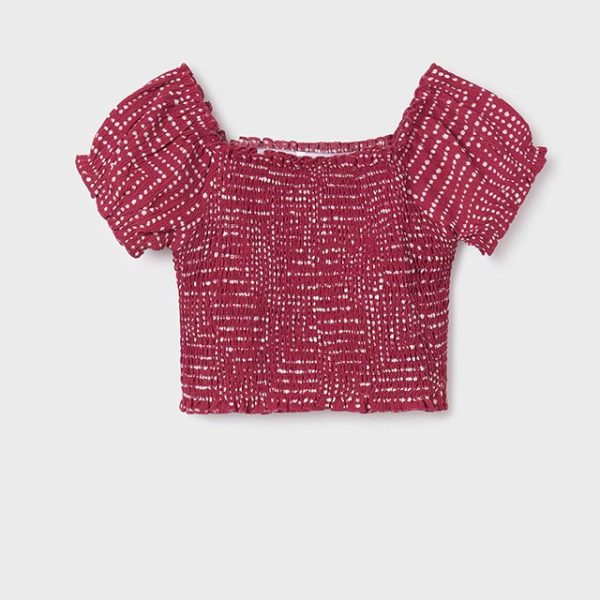 6104-15 MAYORAL Bluzka z marszczeniami