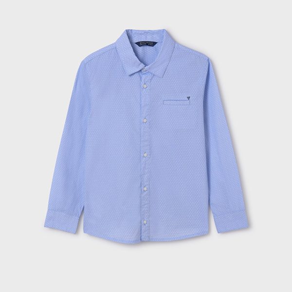 6123-31 MAYORAL Koszula długi rękaw mini wzory