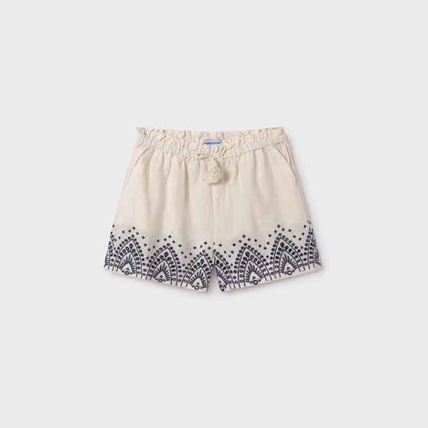 6271-33 MAYORAL Krótkie spodenki z haftem