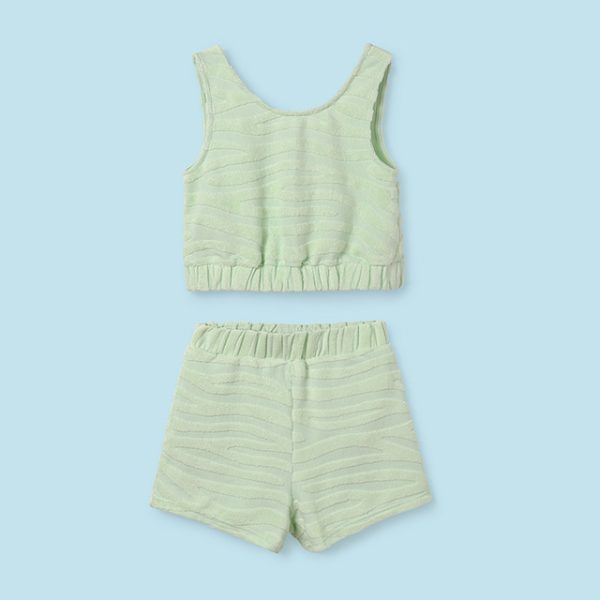 6278-32 MAYORAL Komplet z szortami dzianina