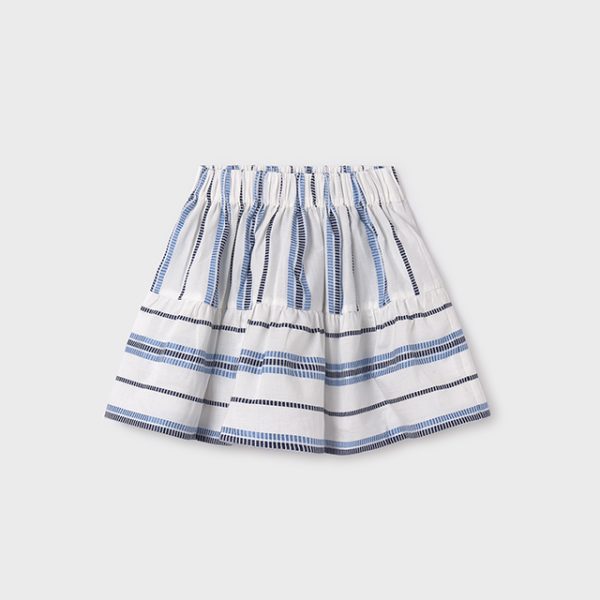 6938-70 MAYORAL Spódnica w paski dla dziewczynki