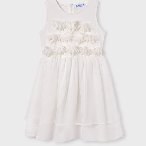 6968-86 MAYORAL Sukienka aplikacje