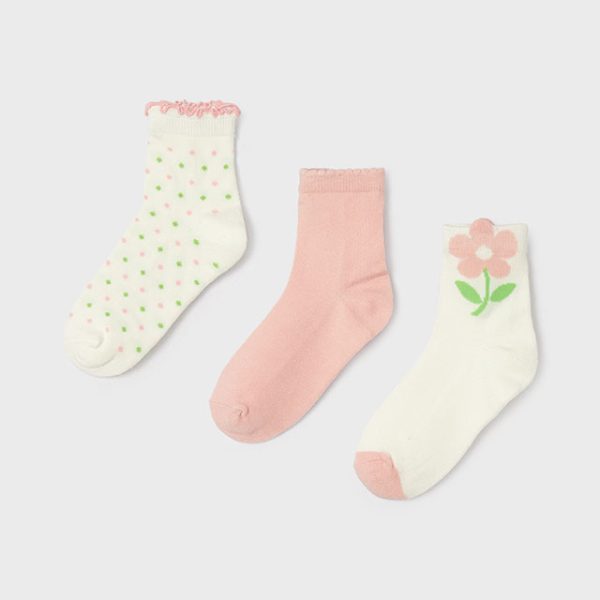 10712-16 MAYORAL Zestaw 3 par skarpetek