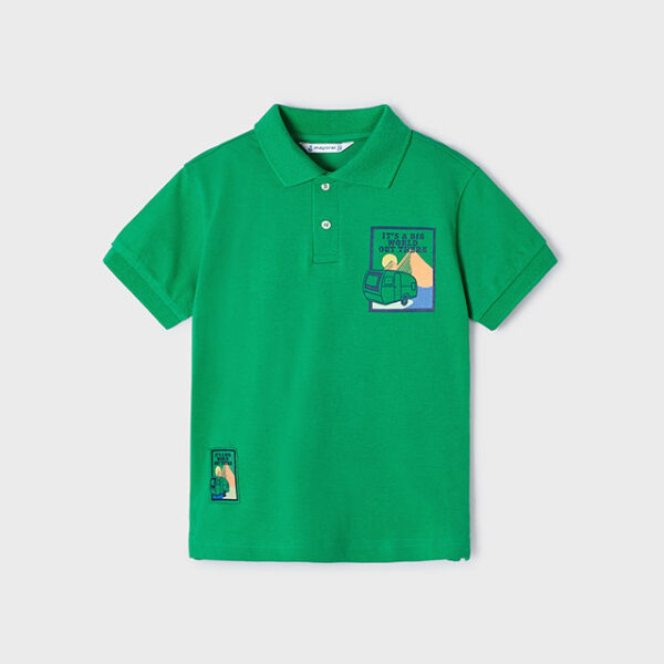 3106-33 MAYORAL Polo krótki rękaw printy