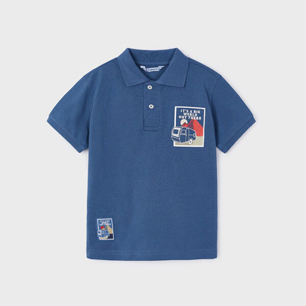 3106-34 MAYORAL Polo krótki rękaw printy