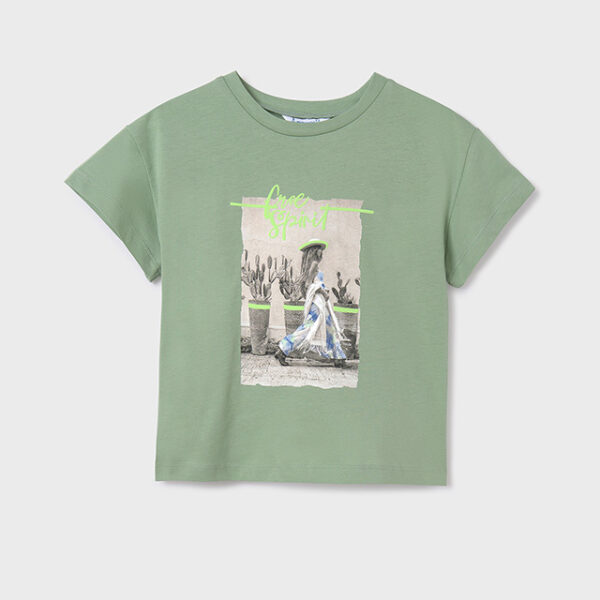 6008-37 MAYORAL Koszulka krótki rękaw cut out