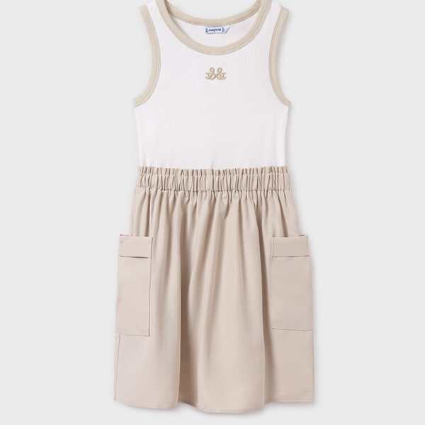 6980-57 MAYORAL Sukienka cargo łączona NOWA KOLEKCJA