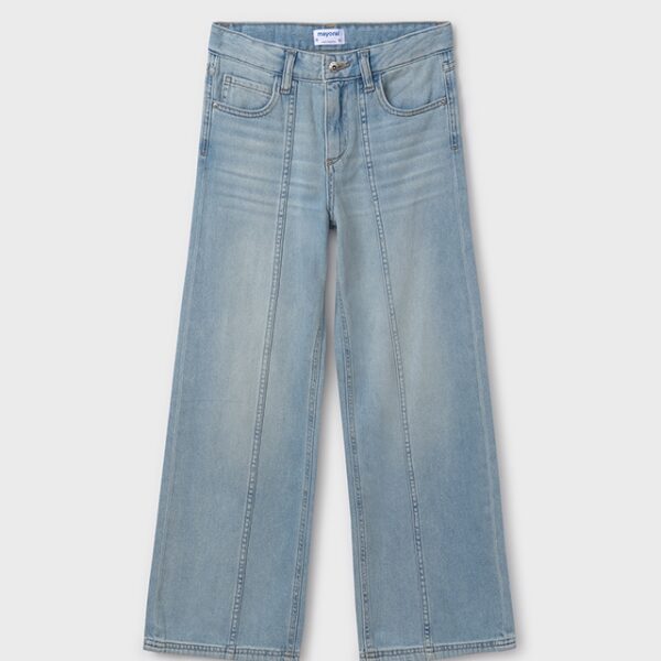 6538-93 MAYORAL Długie spodnie jeans wide leg NOWA KOLEKCJA