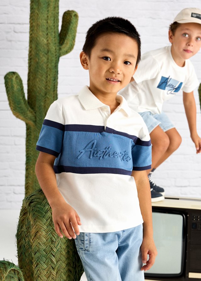 3103-50 MAYORAL Polo color block - obrazek 2