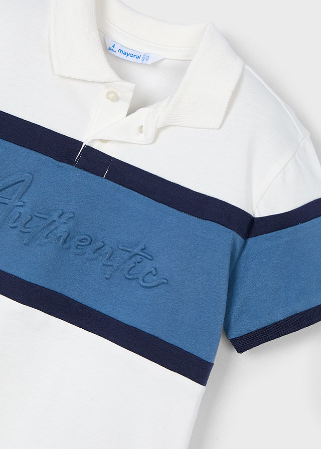 3103-50 MAYORAL Polo color block - obrazek 3
