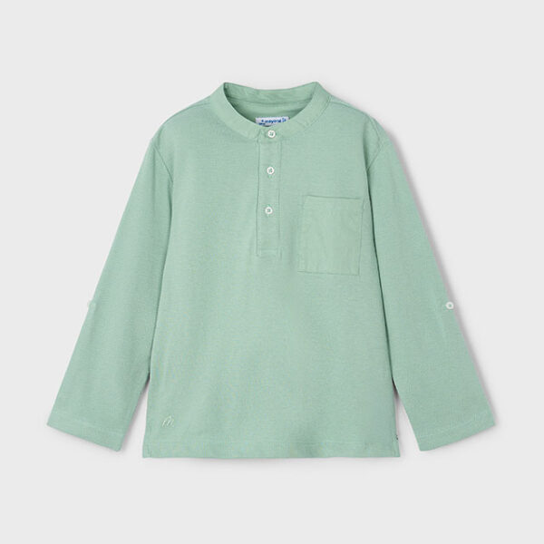 3111-74 MAYORAL Polo długi rękaw stójka