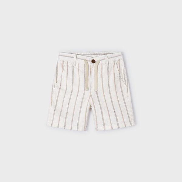 3289-90 MAYORAL Bermudy len paski