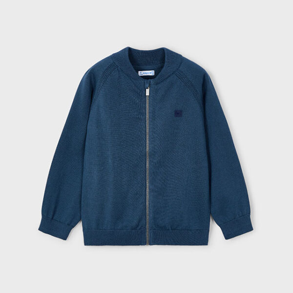 3373-25 MAYORAL Trykotowa bluza w stylu bomberki