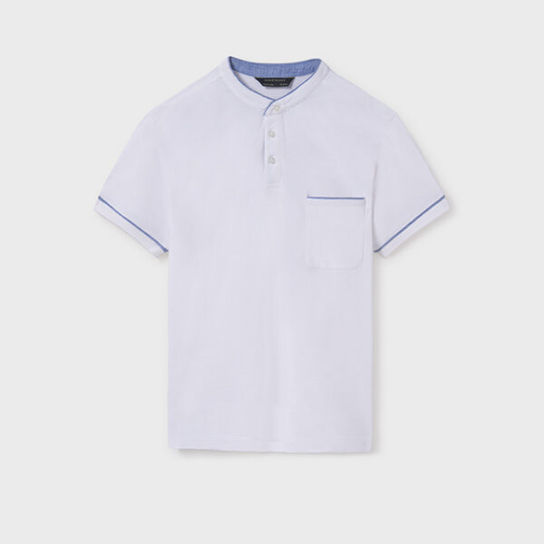6131-27 MAYORAL Polo krótki rękaw kołnierzyk stójka