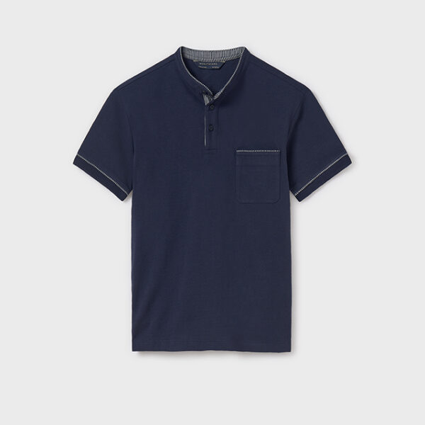 6131-28 MAYORAL Polo krótki rękaw kołnierzyk stójka